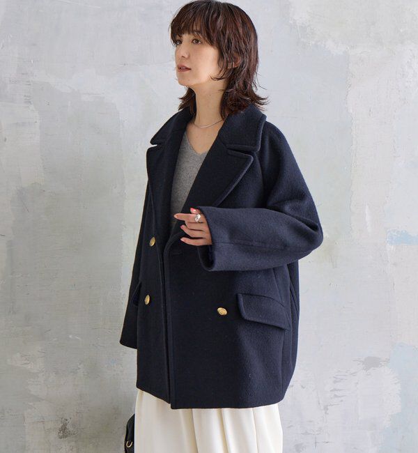  「【リバイバル/新色追加】ラグランPコート」|ピーコート|