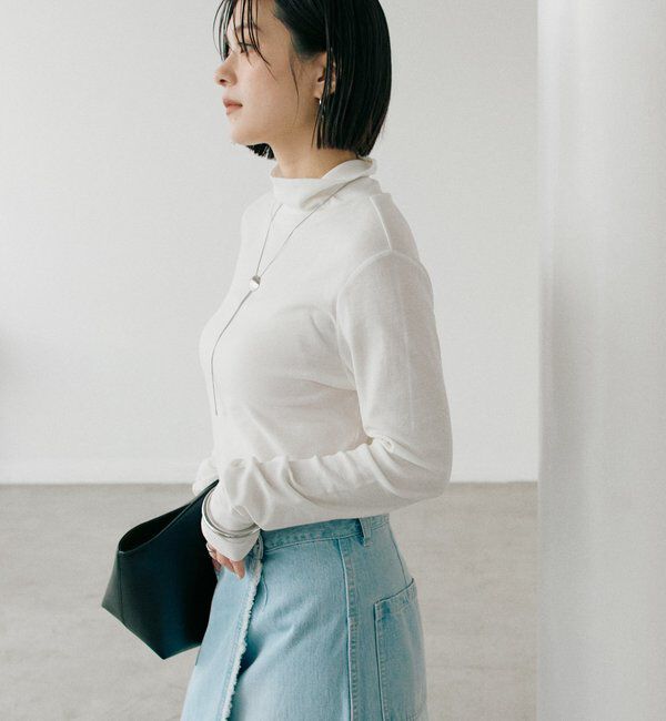  「ガーゼフライスタートルカットソー」|Tシャツ・カットソー|