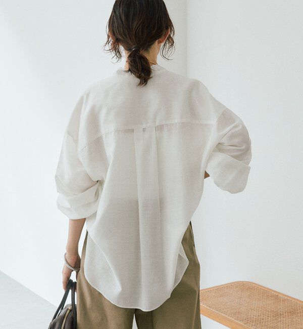  「【オンオフ使える】ナロータイブラウス」|シャツ・ブラウス|
