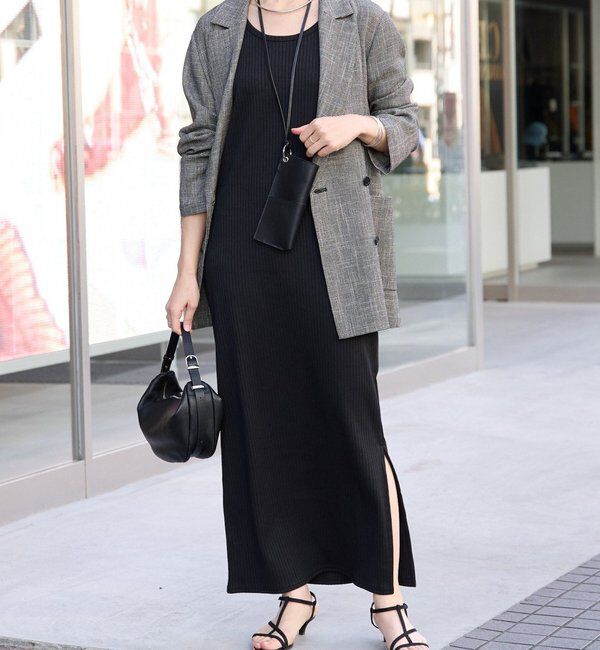  「【シリーズ累計販売数一万枚突破！】2WAYリブタンクワンピース」|ワンピース|