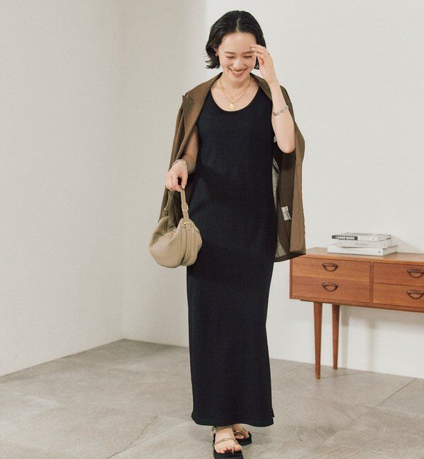  「【シリーズ累計販売数一万枚突破！】2WAYリブタンクワンピース」|ワンピース|