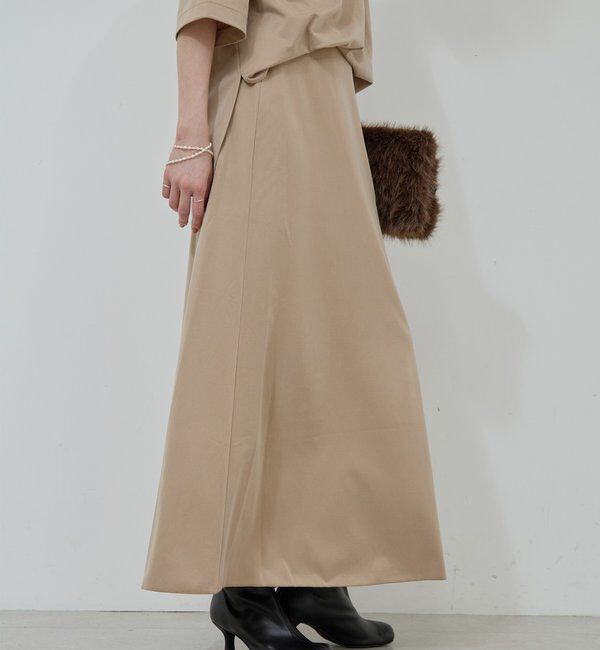  「【セットアップ対応】【イージーケア】キュプラジャージースカート」|スカート|