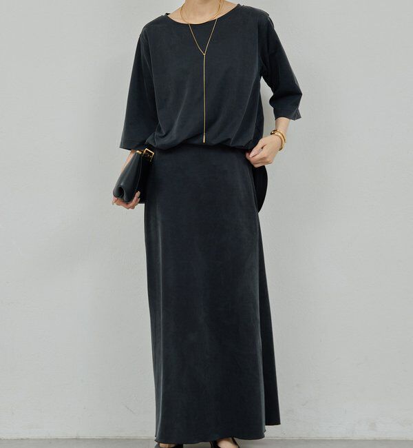  「【安心シルエット】【セットアップ対応】キュプラジャージーラウンドTee」|Tシャツ・カットソー|