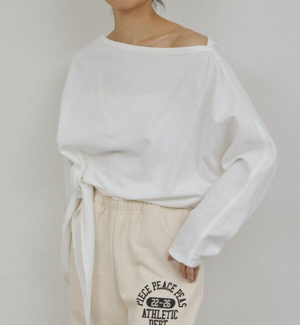  「【PEAS】【手洗い可】アシメシャンブレーシャツ」|シャツ・ブラウス|