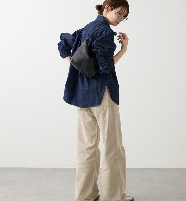  「ソフトレザーシンプルショルダーバッグ 」|ショルダー・メッセンジャー|