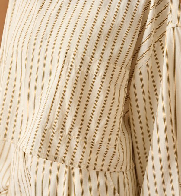  「ストライプショートシャツ」|シャツ・ブラウス|