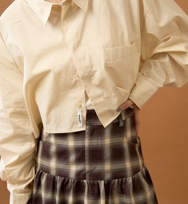  「ストライプショートシャツ」|シャツ・ブラウス|