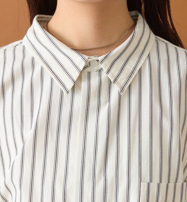  「ストライプショートシャツ」|シャツ・ブラウス|