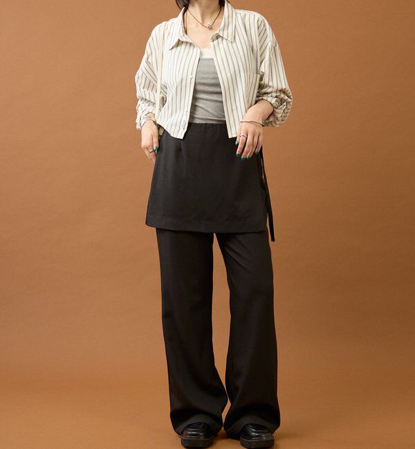  「ストライプショートシャツ」|シャツ・ブラウス|