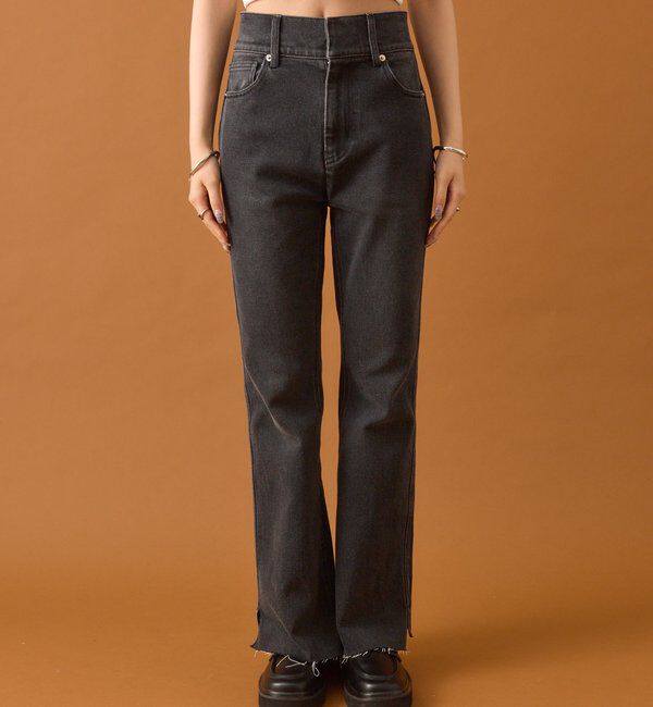  「スリットフレアデニム」|デニム|