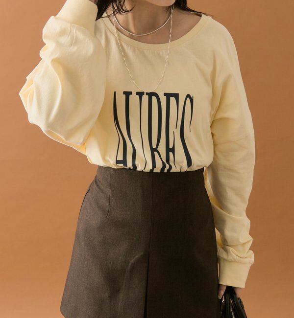  「BIGロゴロングTシャツ」|Tシャツ・カットソー|