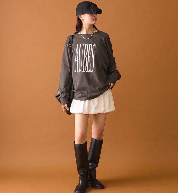  「BIGロゴロングTシャツ」|Tシャツ・カットソー|