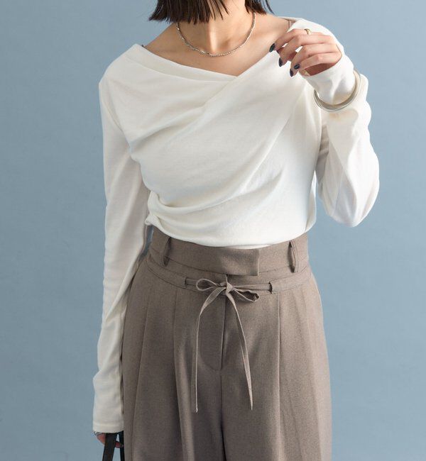  「オフショルロンT」|Tシャツ・カットソー|