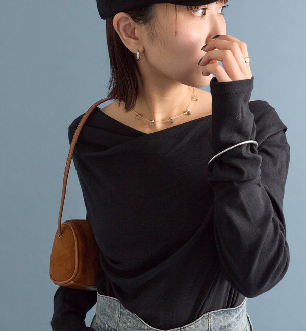  「オフショルロンT」|Tシャツ・カットソー|