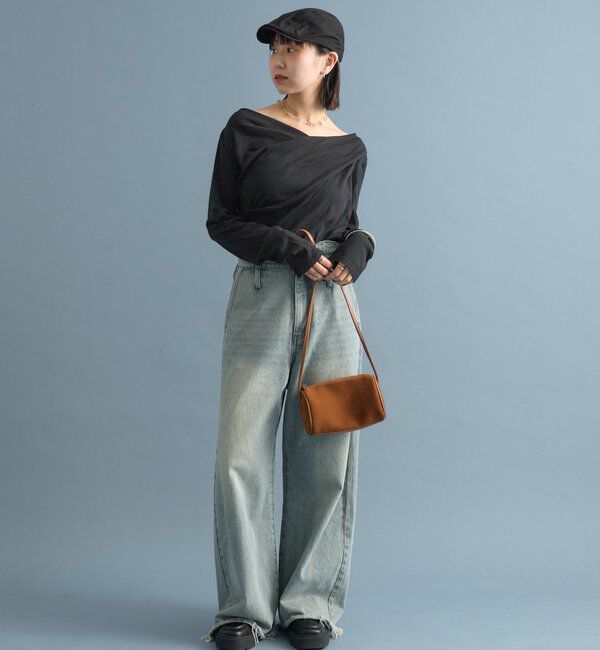  「オフショルロンT」|Tシャツ・カットソー|