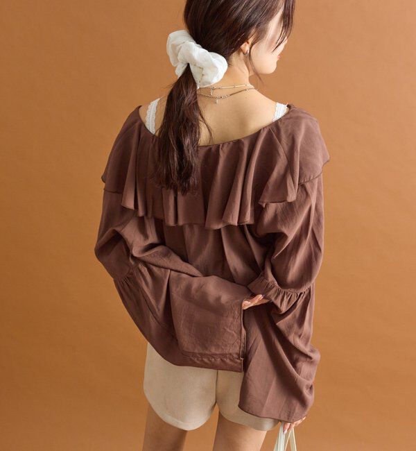  「ラッフルボレロブラウス」|シャツ・ブラウス|