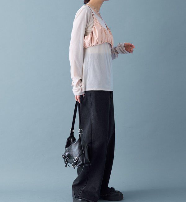  「ギャザービスチェ SETトップス」|Tシャツ・カットソー|