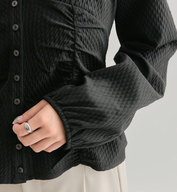  「長袖パフビスチェブラウス」|シャツ・ブラウス|