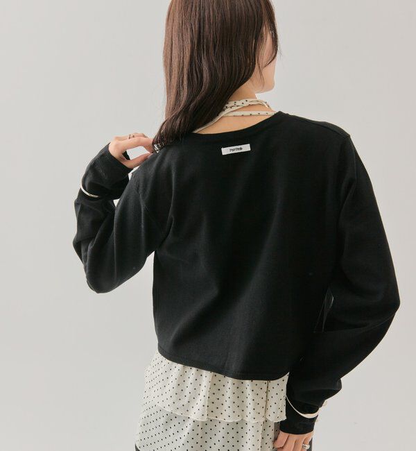  「チビボタン長袖カーディガン」|カーディガン|