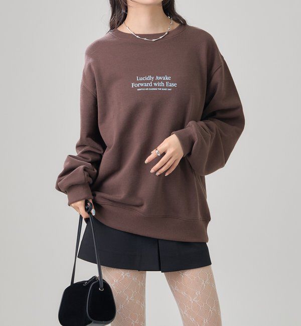  「miniロゴスウェット」|Tシャツ・カットソー|