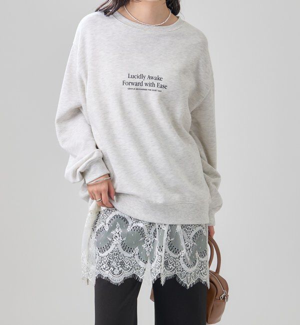  「miniロゴスウェット」|Tシャツ・カットソー|