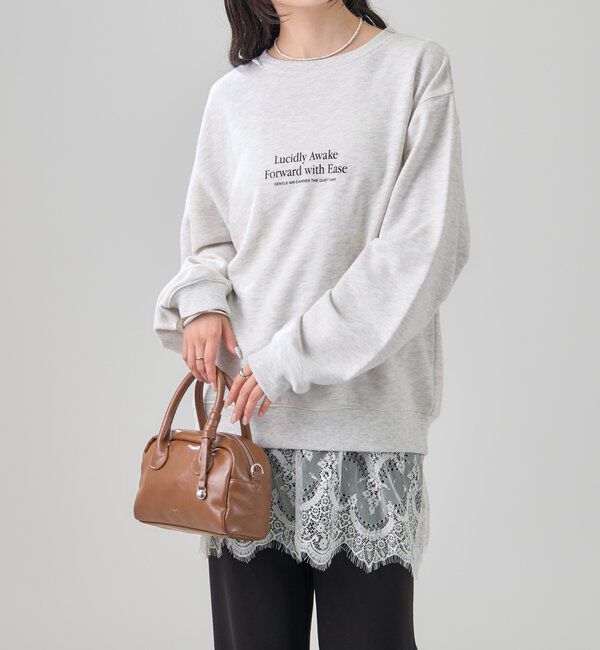  「miniロゴスウェット」|Tシャツ・カットソー|