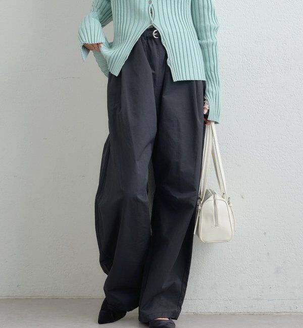  「ボリュームイージーパンツ」|チノ|