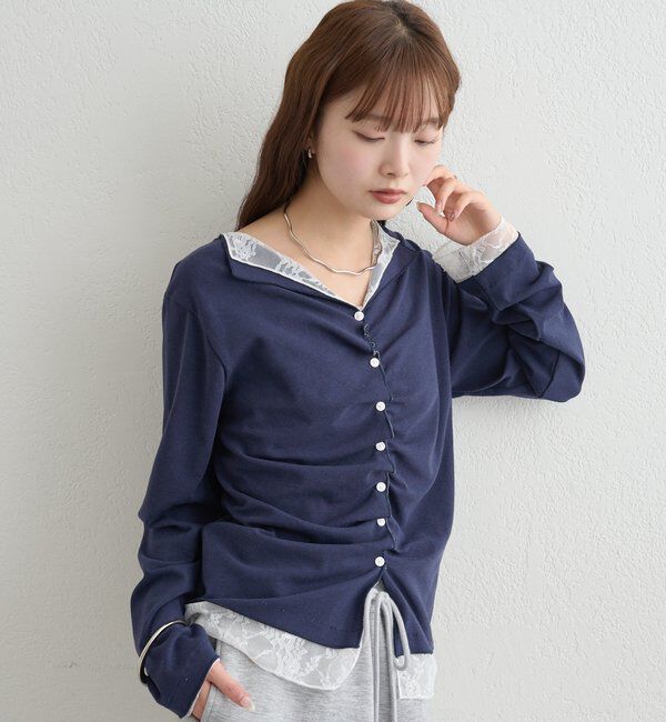  「配色カットソー」|Tシャツ・カットソー|