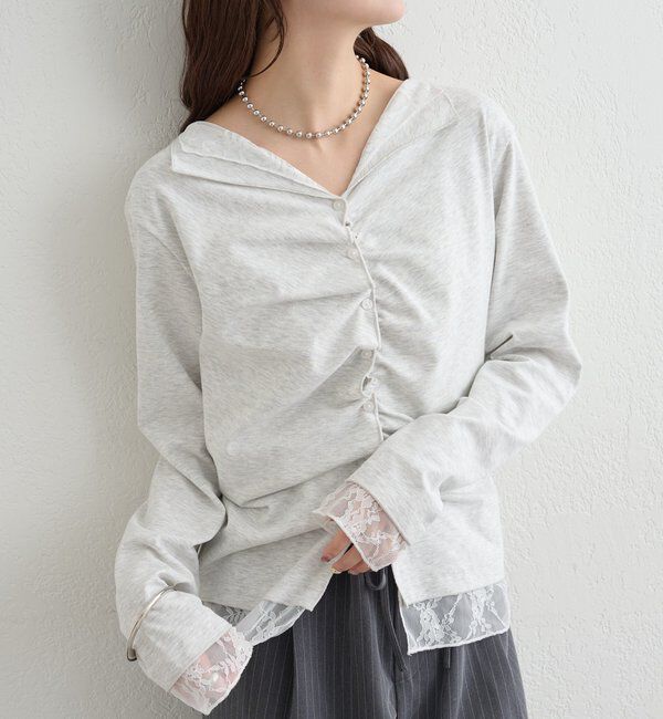  「配色カットソー」|Tシャツ・カットソー|