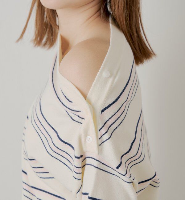  「ワンショルボーダーニット」|ニット・セーター|