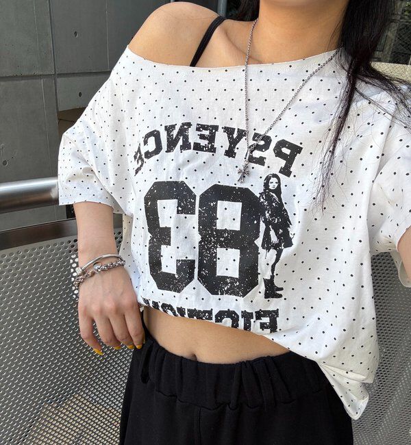  「【新色追加】エリオットオフショルTEE」|Tシャツ・カットソー|