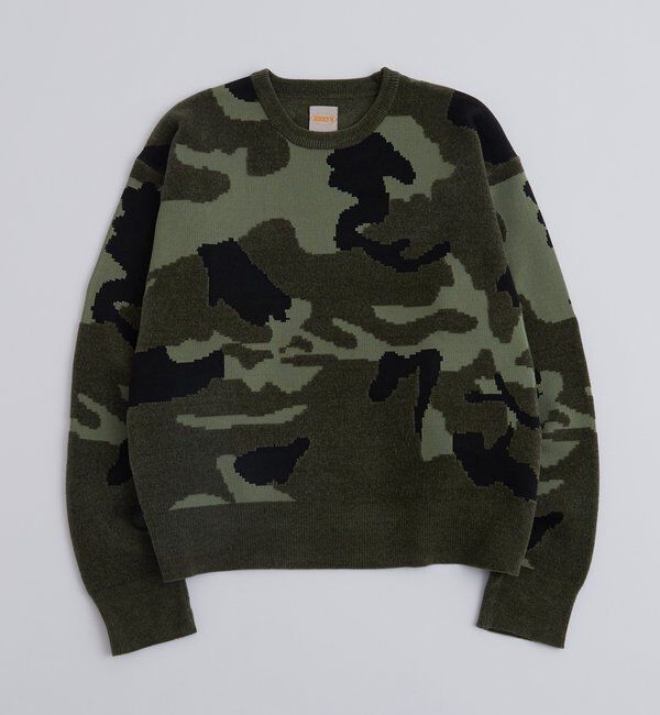  「KOOKYN MOHAIR BLEND CAMO CREWNECKSWEATER」|ニット・セーター|