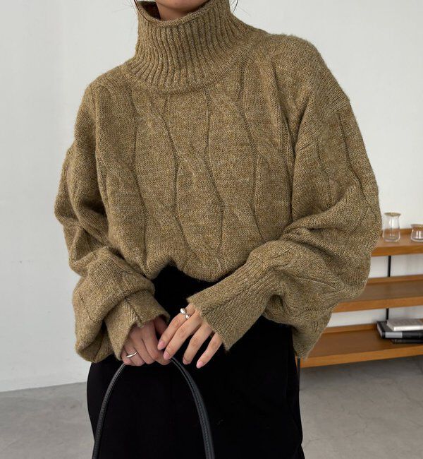  「ケーブルキャンディニット」|ニット・セーター|