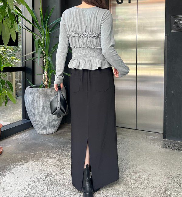  「【体感＋4℃】ベアシャーリング裏起毛トップス」|Tシャツ・カットソー|