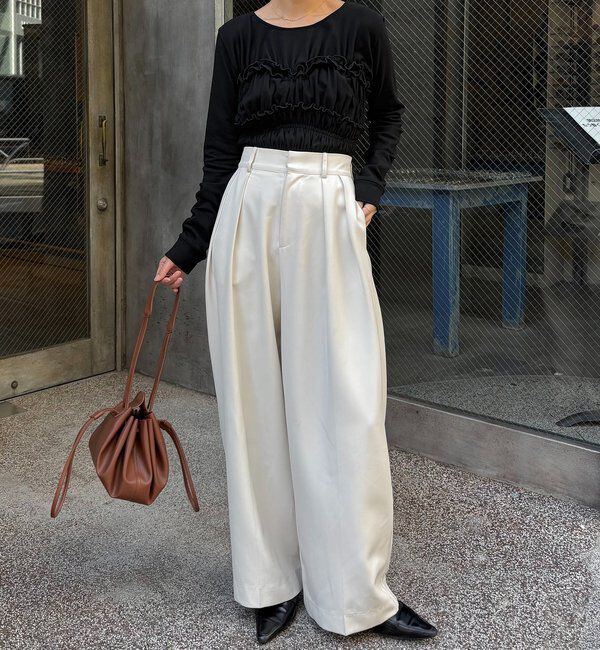  「【体感＋4℃】ベアシャーリング裏起毛トップス」|Tシャツ・カットソー|