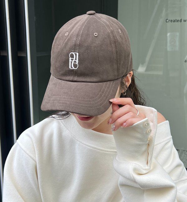  「ロゴキャップ」|ハット|ブラウン