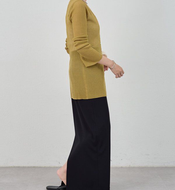  「【インフルエンサー＠komorin_コラボ】チョーカーリブカーディガン」|カーディガン|