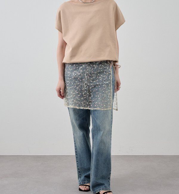 「スパンコールラップスカート」|スカート|
