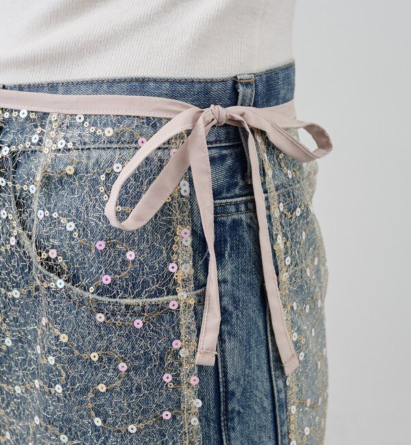  「スパンコールラップスカート」|スカート|