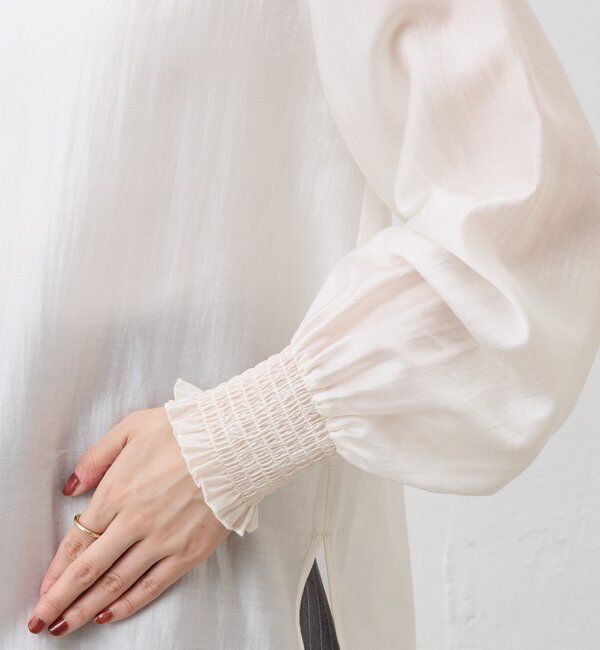  「2WAYミニマルタイブラウス」|シャツ・ブラウス|