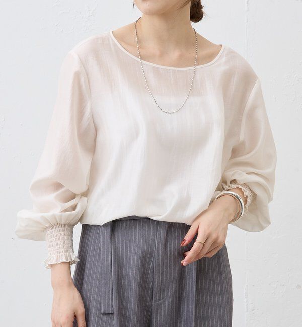  「2WAYミニマルタイブラウス」|シャツ・ブラウス|