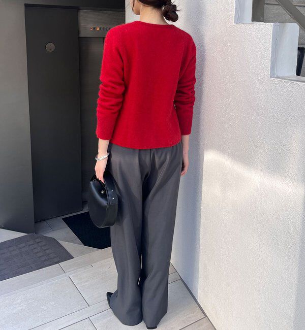  「ラクーンペプラムカーディガン」|カーディガン|