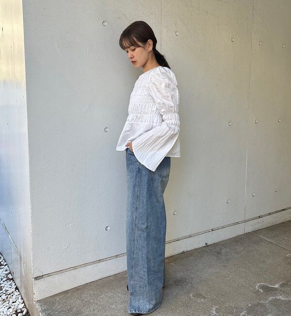  「シャーリングブラウス」|シャツ・ブラウス|