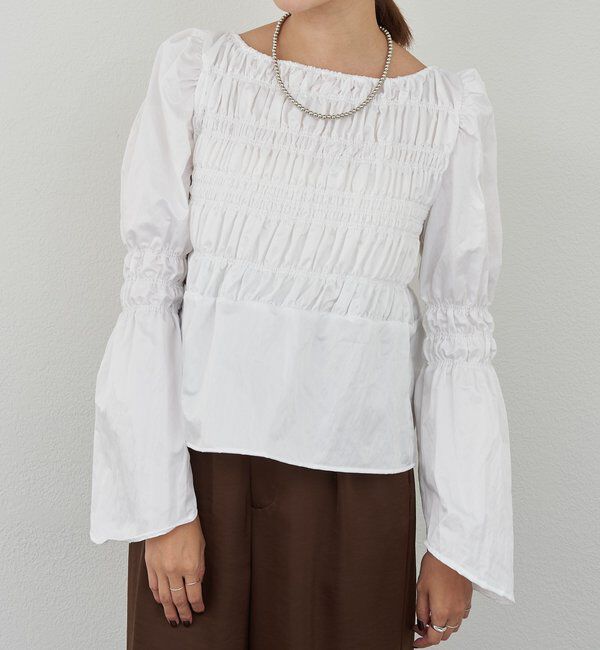  「シャーリングブラウス」|シャツ・ブラウス|