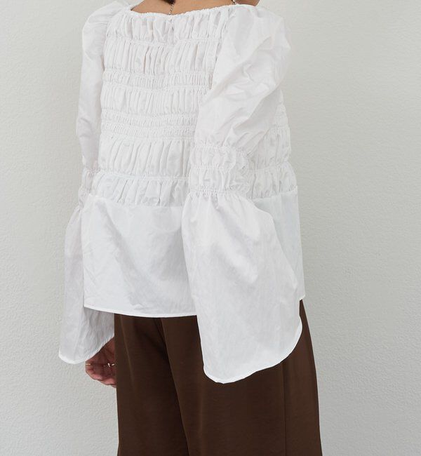  「シャーリングブラウス」|シャツ・ブラウス|