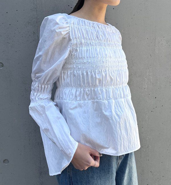  「シャーリングブラウス」|シャツ・ブラウス|