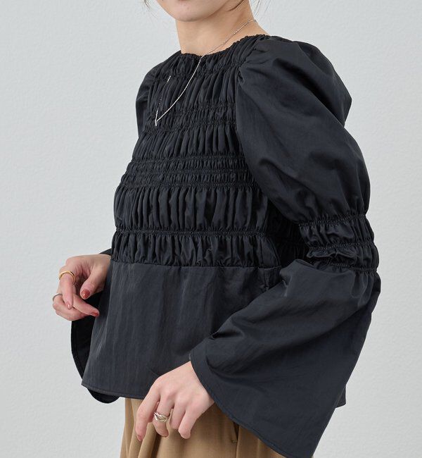  「シャーリングブラウス」|シャツ・ブラウス|