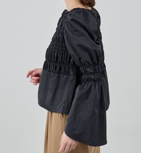  「シャーリングブラウス」|シャツ・ブラウス|