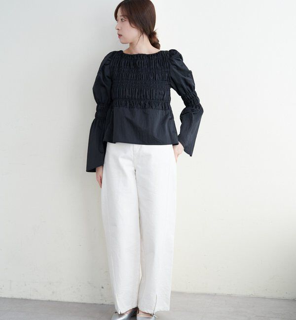  「シャーリングブラウス」|シャツ・ブラウス|