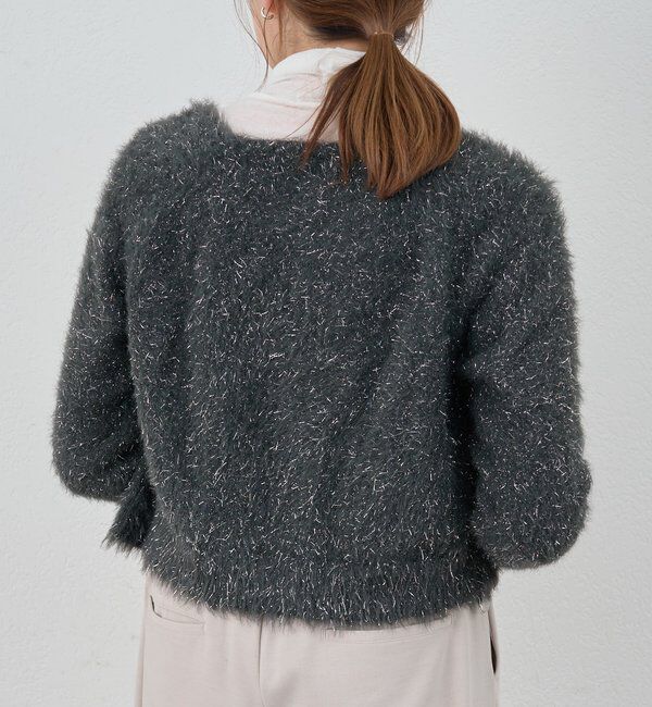  「ラメシャギーニットカーデ」|カーディガン|